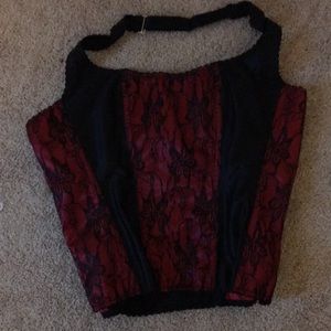 Bustier...Ted and black